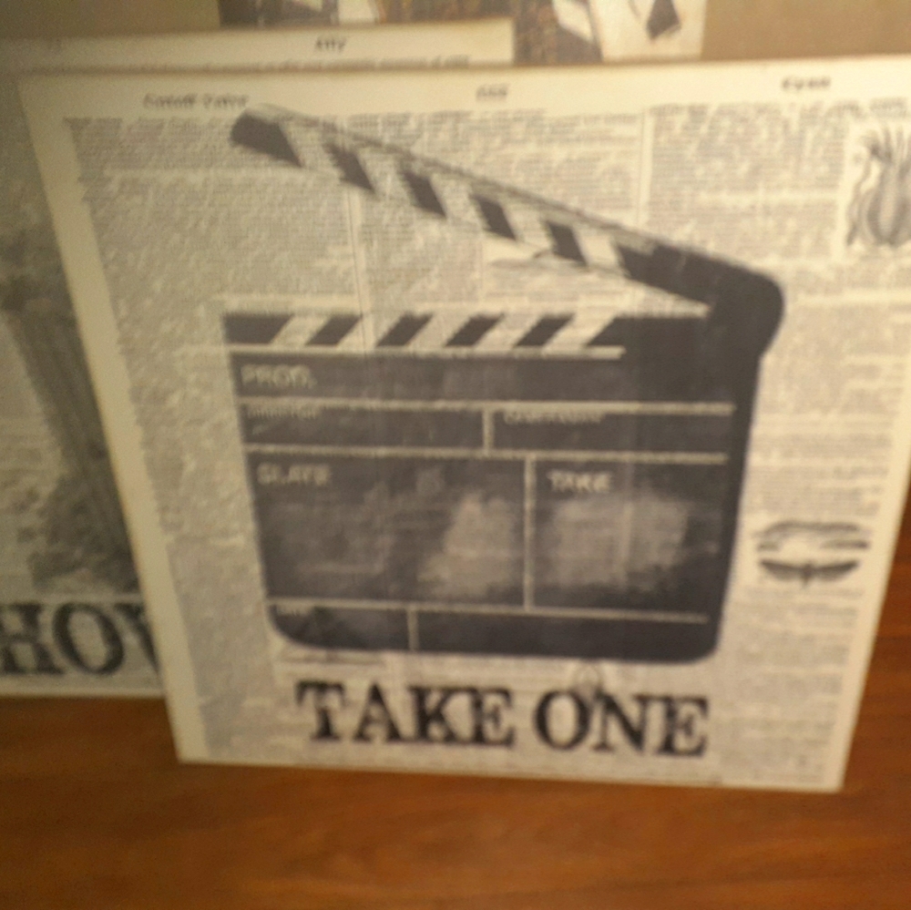 Movie theme wall art